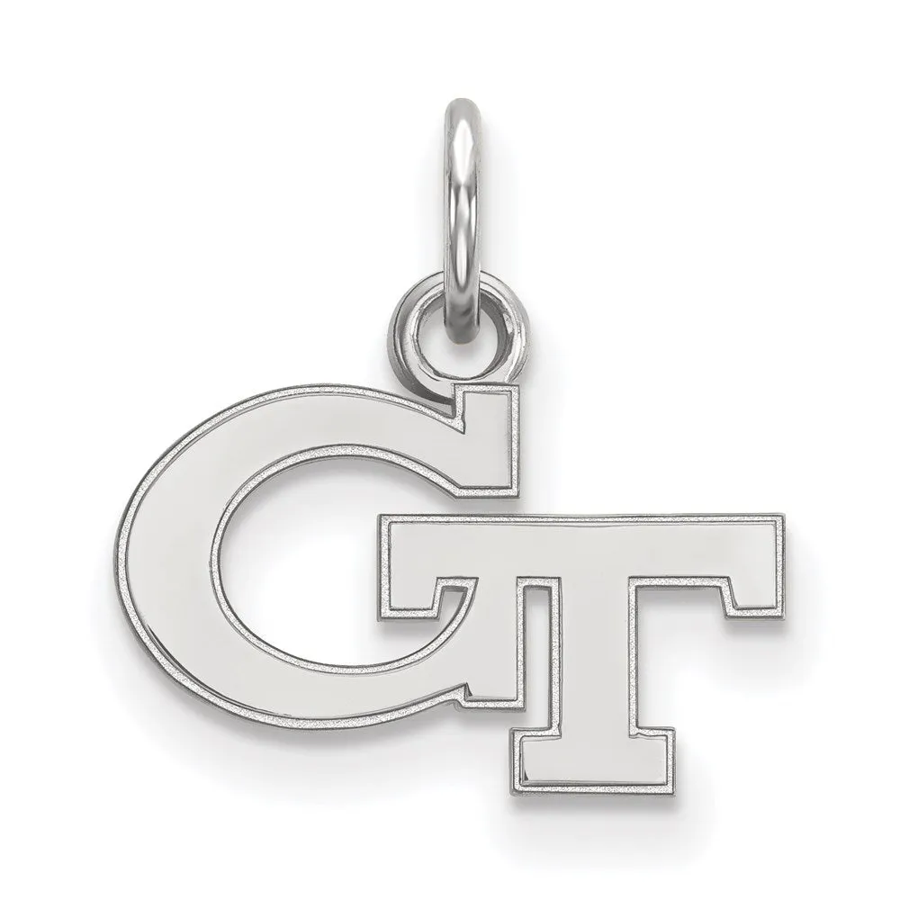 14k White Gold Georgia Institute of Technology XS Pendant