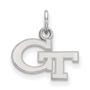 14k White Gold Georgia Institute of Technology XS Pendant