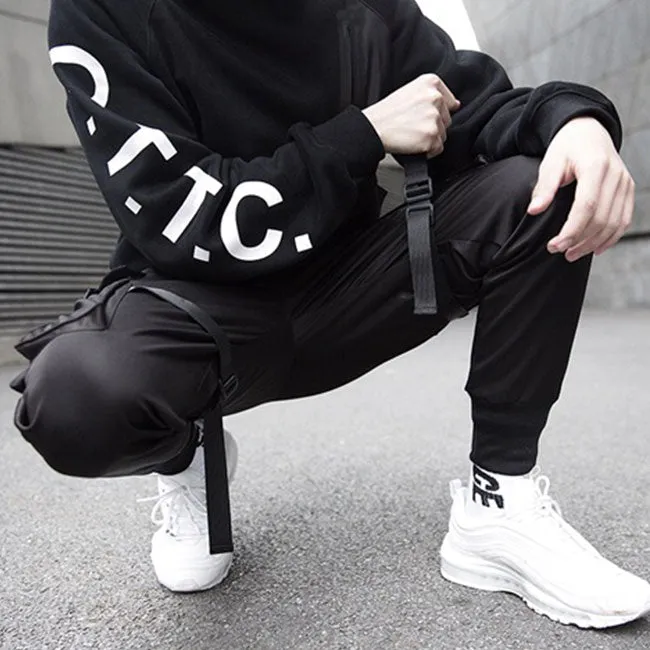 30 Pieces) Belted Pocket Design Jogger Pants