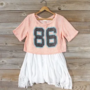 70's Jersey Tee in Peach