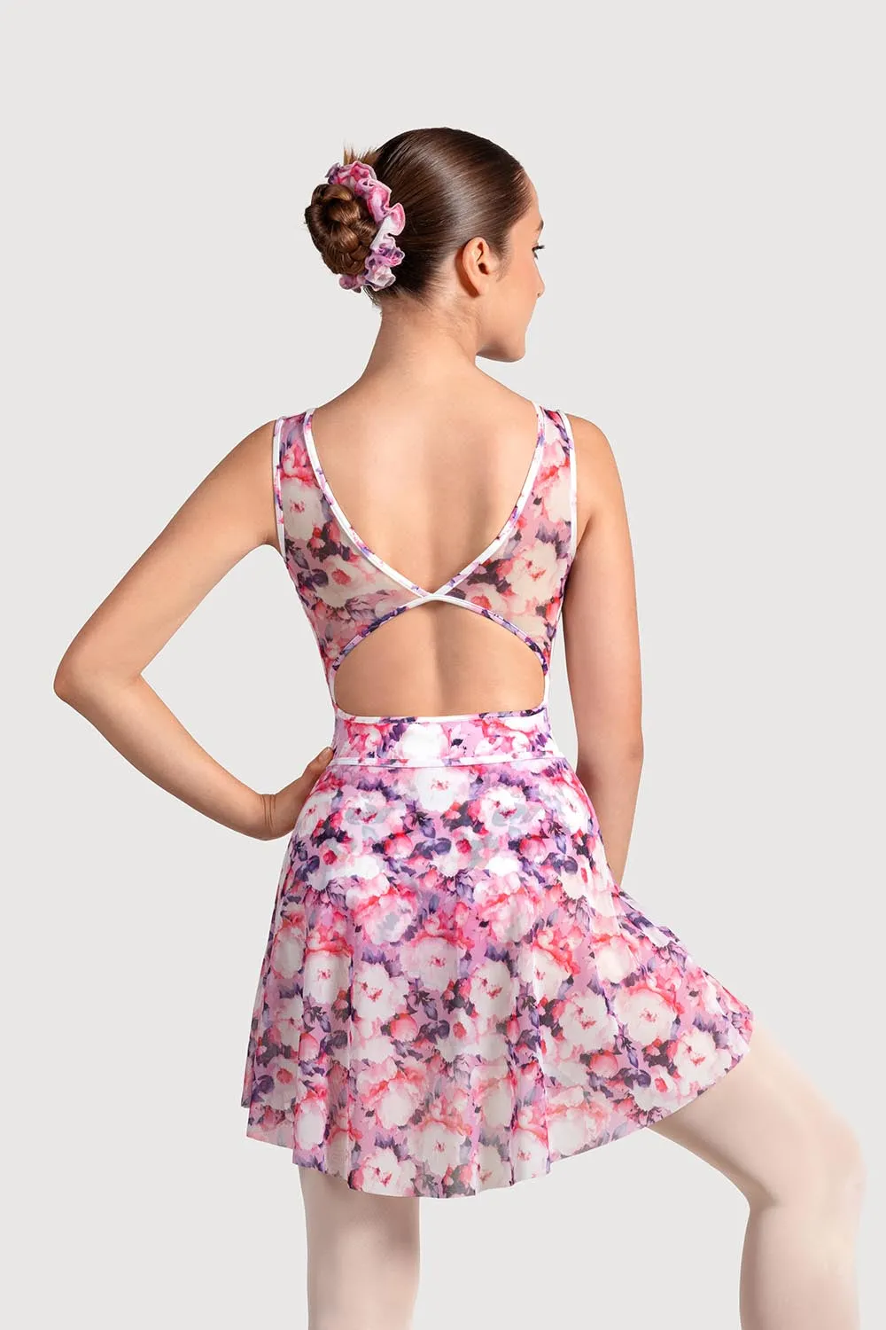 AB5203 - Bloch Bria High-Low Mesh Womens Skirt