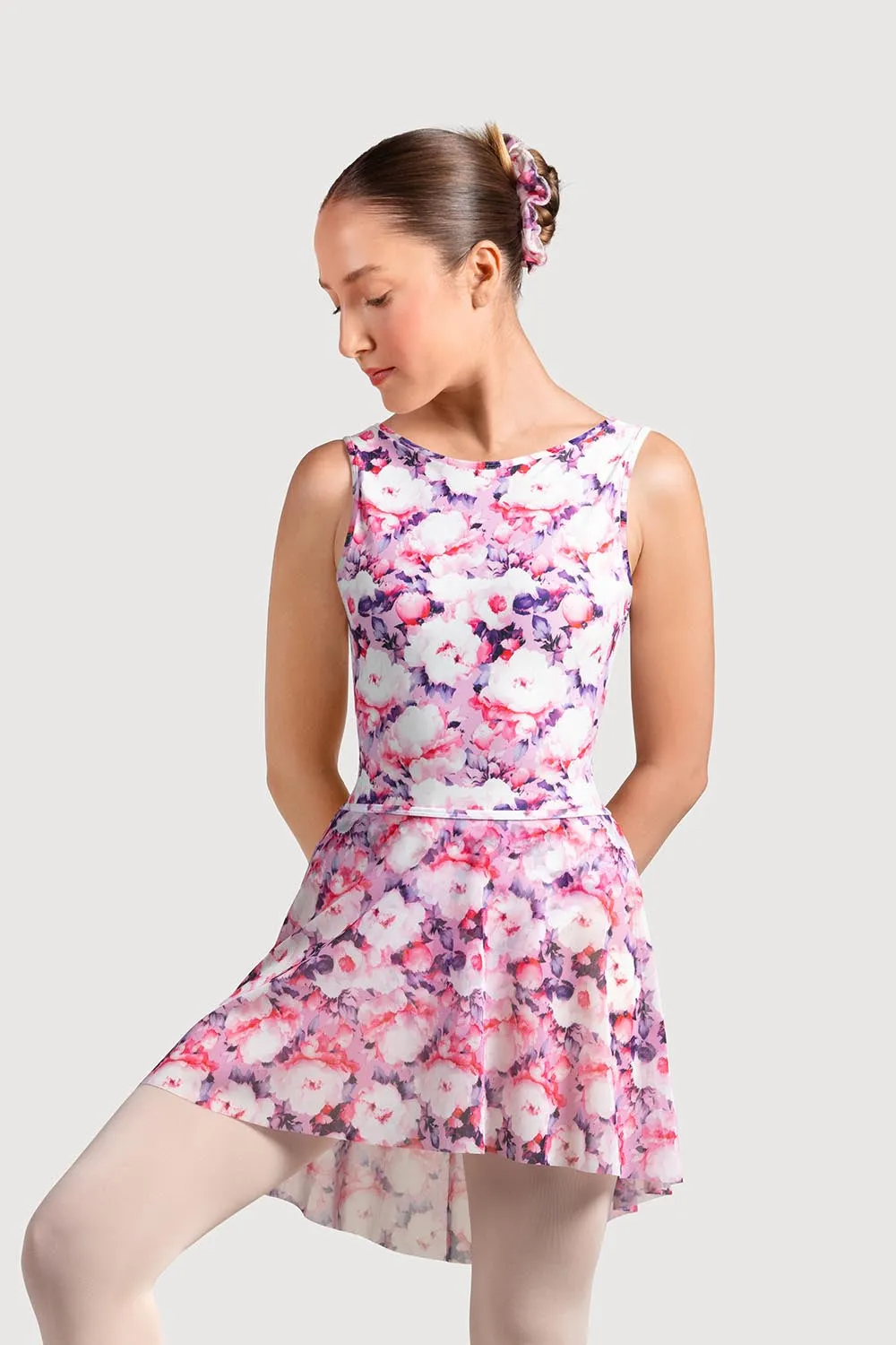 AB5203 - Bloch Bria High-Low Mesh Womens Skirt