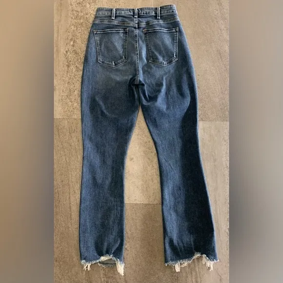 Abercrombie and Fitch Curve Love High Rise Ankle Flare Jeans