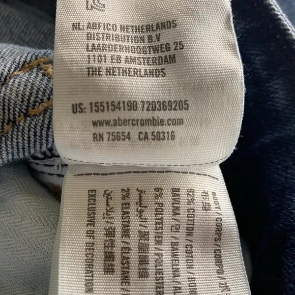 Abercrombie and Fitch Curve Love High Rise Ankle Flare Jeans