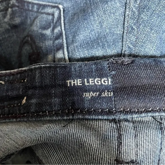 Adriano Goldschmied Blue 8 Years Whistler Super Skinny Legging Distress Jean 24