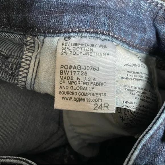 Adriano Goldschmied Blue 8 Years Whistler Super Skinny Legging Distress Jean 24