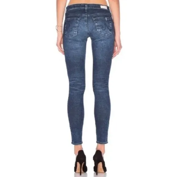 Adriano Goldschmied Blue 8 Years Whistler Super Skinny Legging Distress Jean 24