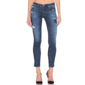 Adriano Goldschmied Blue 8 Years Whistler Super Skinny Legging Distress Jean 24