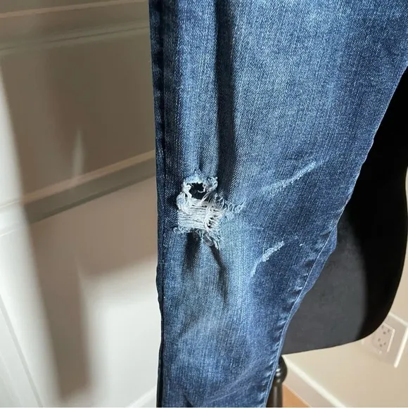 Adriano Goldschmied Blue 8 Years Whistler Super Skinny Legging Distress Jean 24