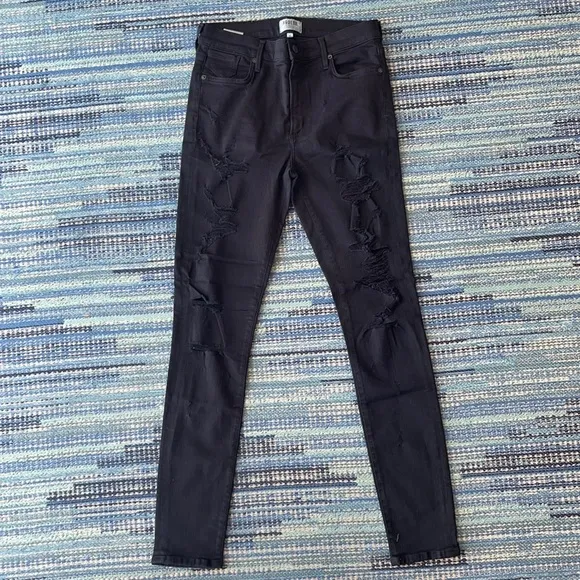 AGOLDE Moonstruck Sophie High Rise Skinny Black Jeans size 30