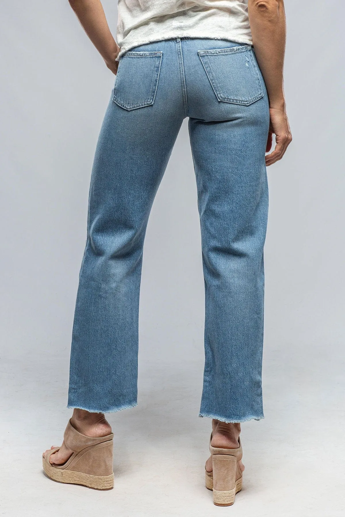 Alessandra Ripped Denim in Glacier