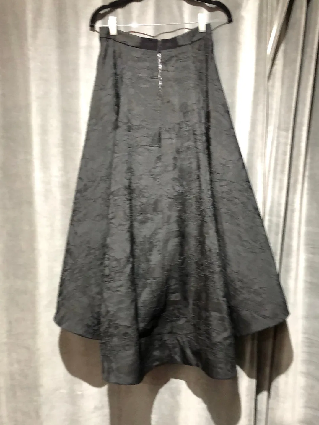 Alice & Olivia Black High Low Ball Gown Skirt