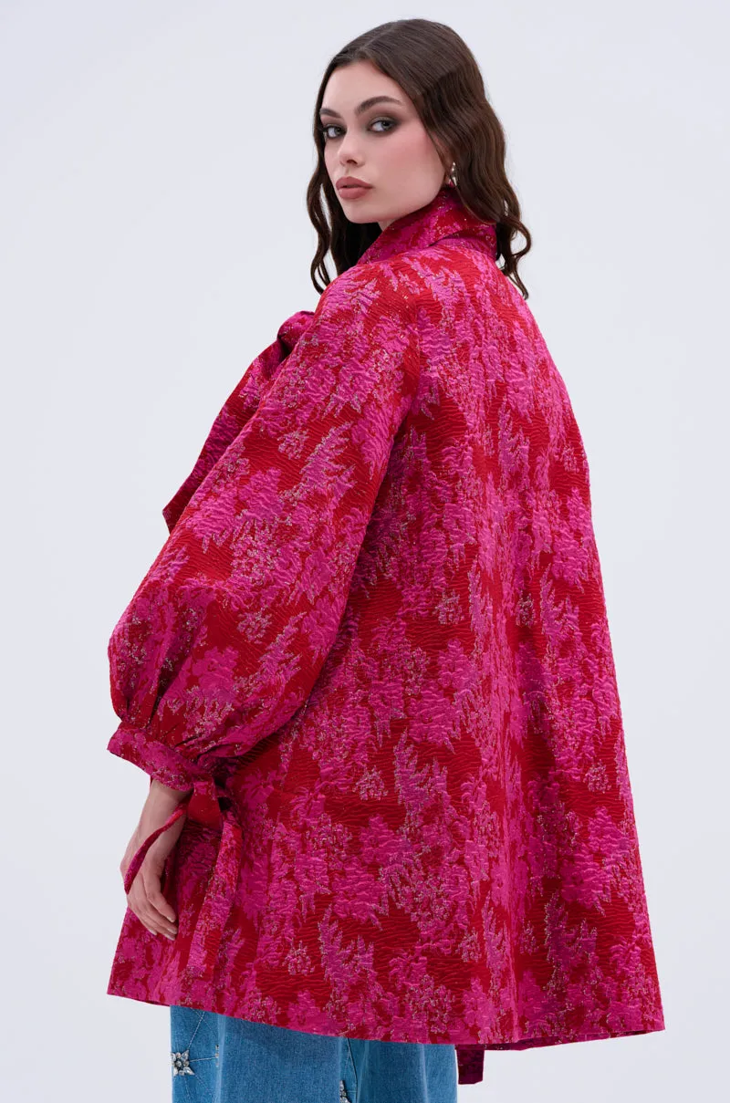 AMALIA TIE NECK TRENCH