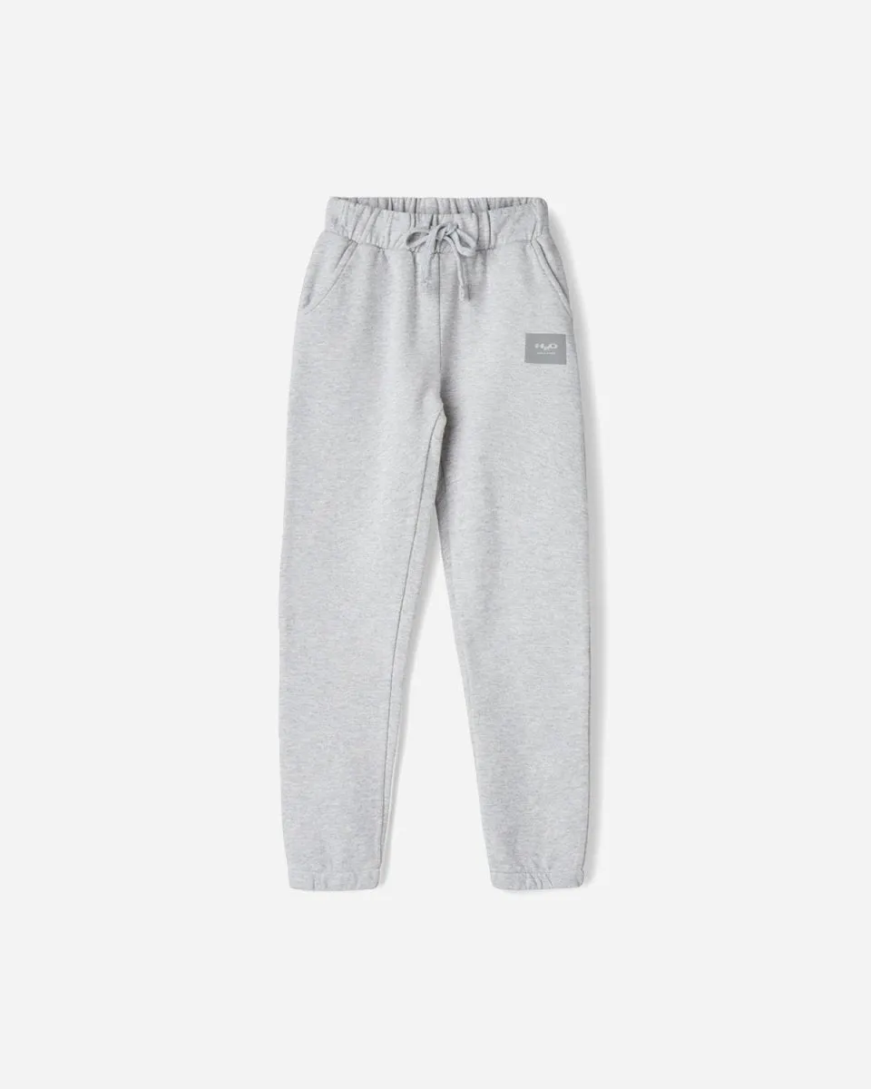 Authentic Organic Sweat Pants - Lt. Grey Mel