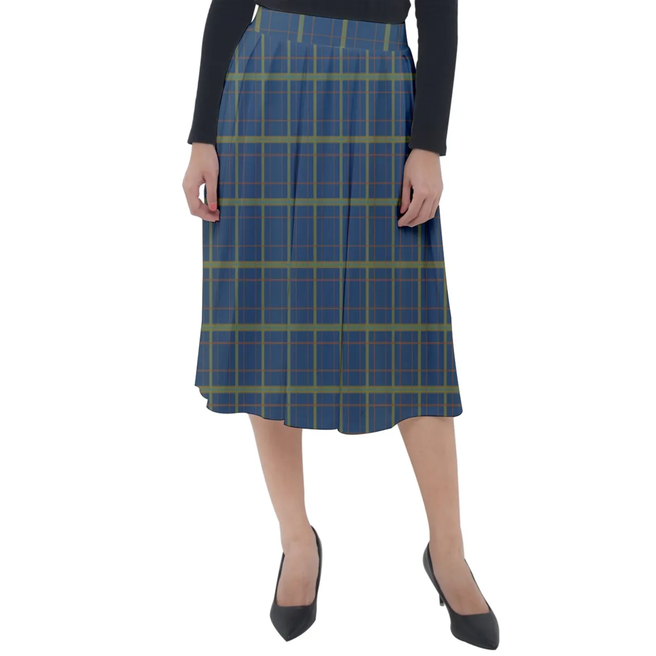 Backseat Baby Classic Velour Midi Skirt