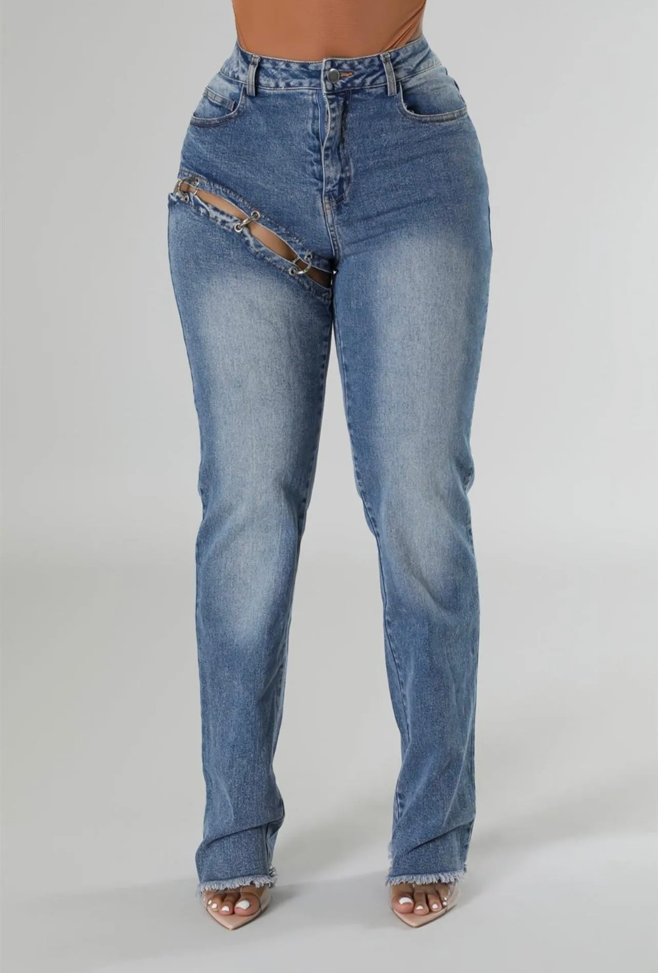 Baddie Stacked Jeans
