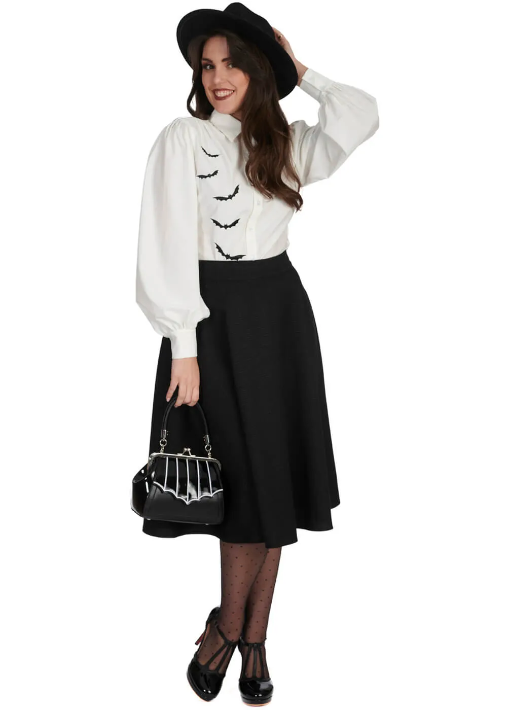Banned Hope 50's Swing Skirt Black