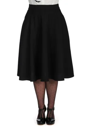 Banned Hope 50's Swing Skirt Black