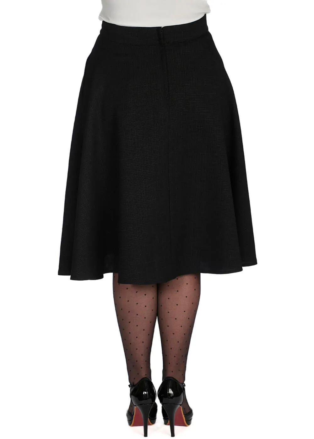 Banned Hope 50's Swing Skirt Black