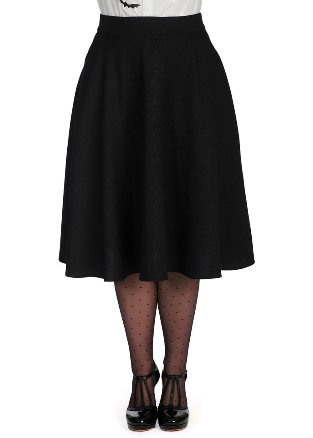 Banned Hope 50's Swing Skirt Black
