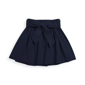 Becca Skirt with Bow -- Navy Cord