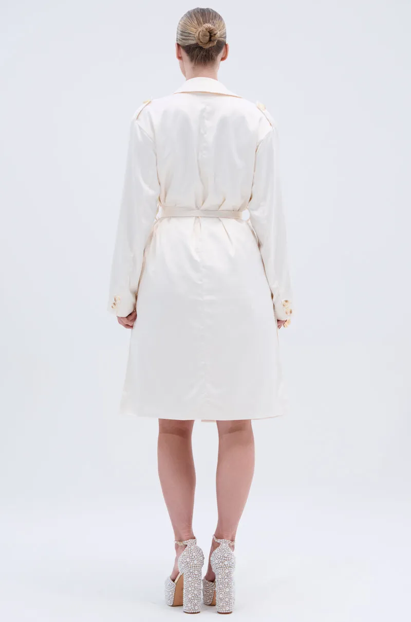 BELLISSIMA SATIN TRENCH