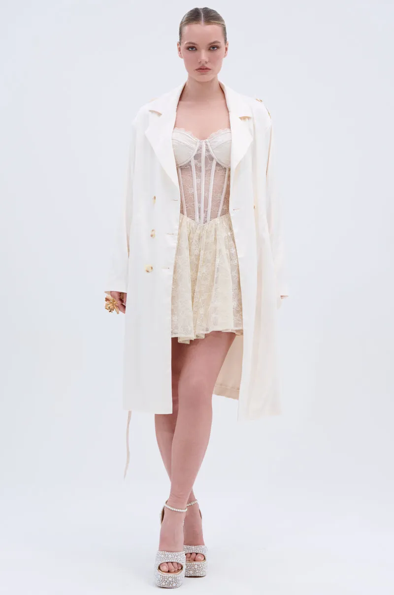 BELLISSIMA SATIN TRENCH