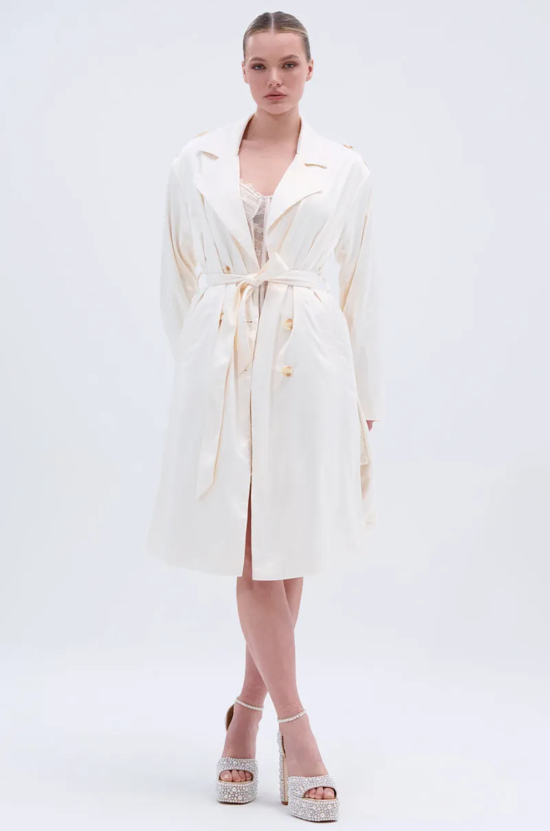 BELLISSIMA SATIN TRENCH