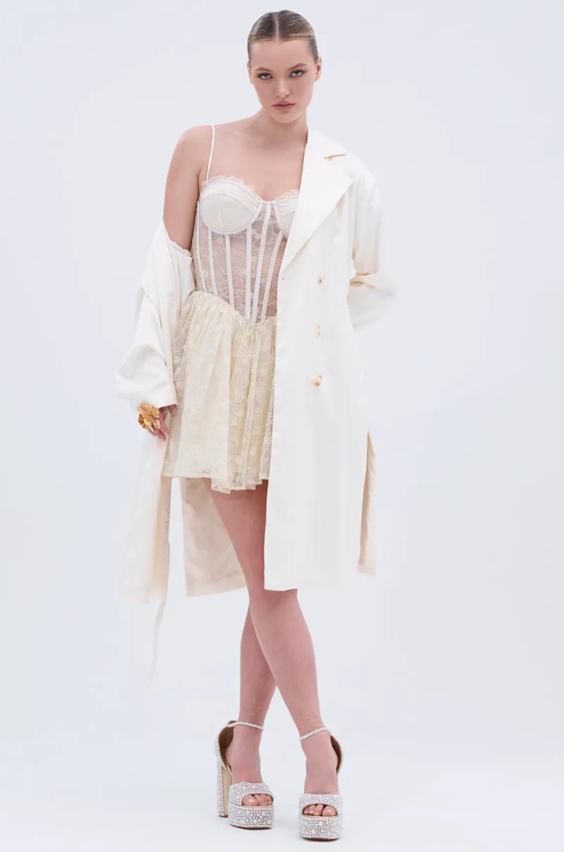 BELLISSIMA SATIN TRENCH