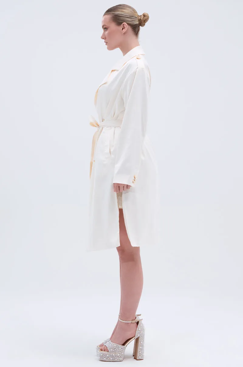 BELLISSIMA SATIN TRENCH