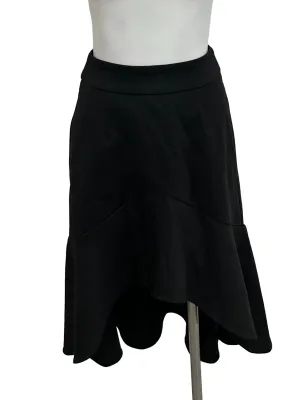 Black Ruffles Hi Low Skirt