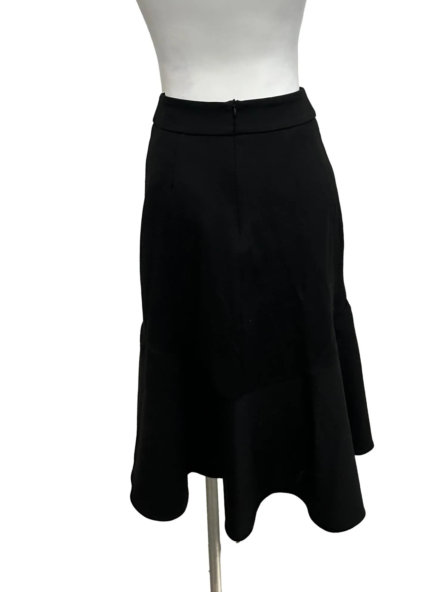 Black Ruffles Hi Low Skirt