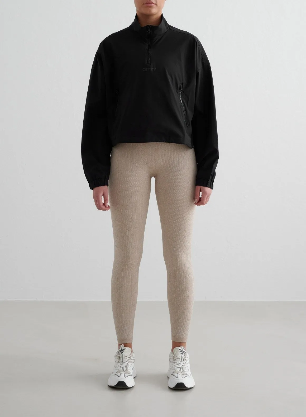 Black Windbreaker Jacket