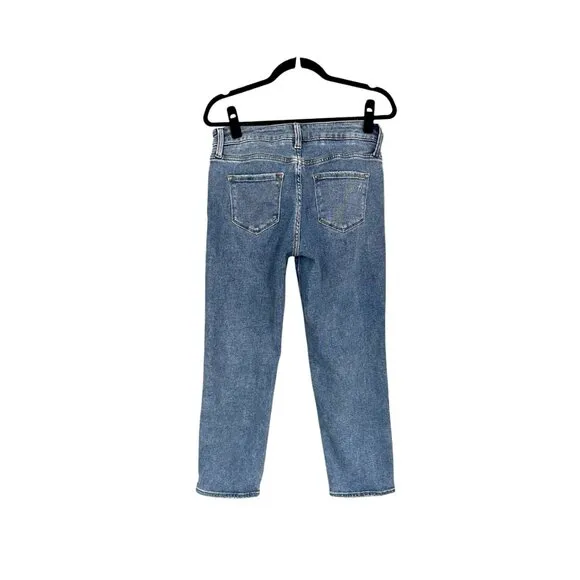 BLANQI Denim Postpartum Support Straight Crop Jeans