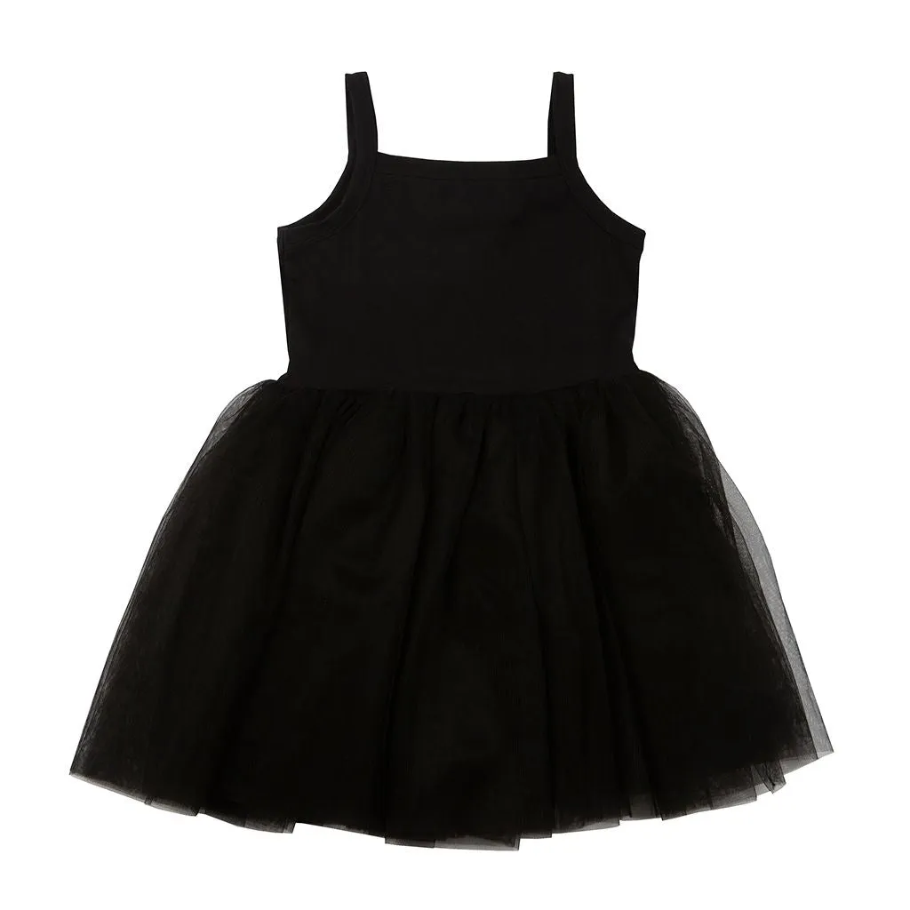Bob & Blossom Black Dress