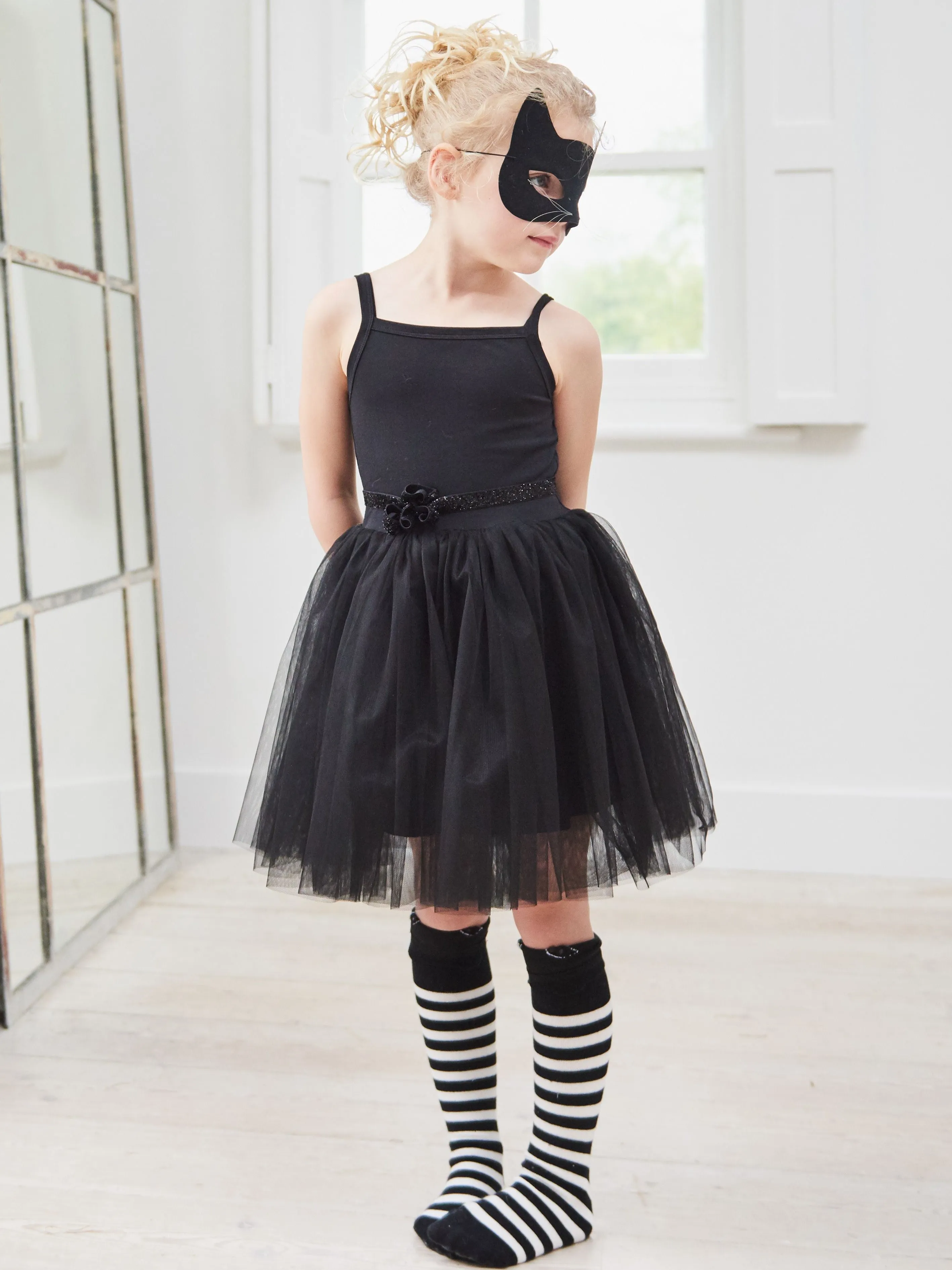 Bob & Blossom Black Dress