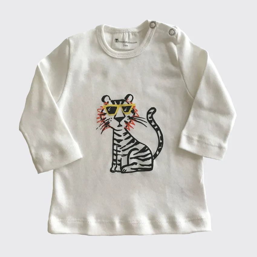 Buy Tiger Print Organic Baby Clothes 3 Piece Set Online - CocoBabyBox