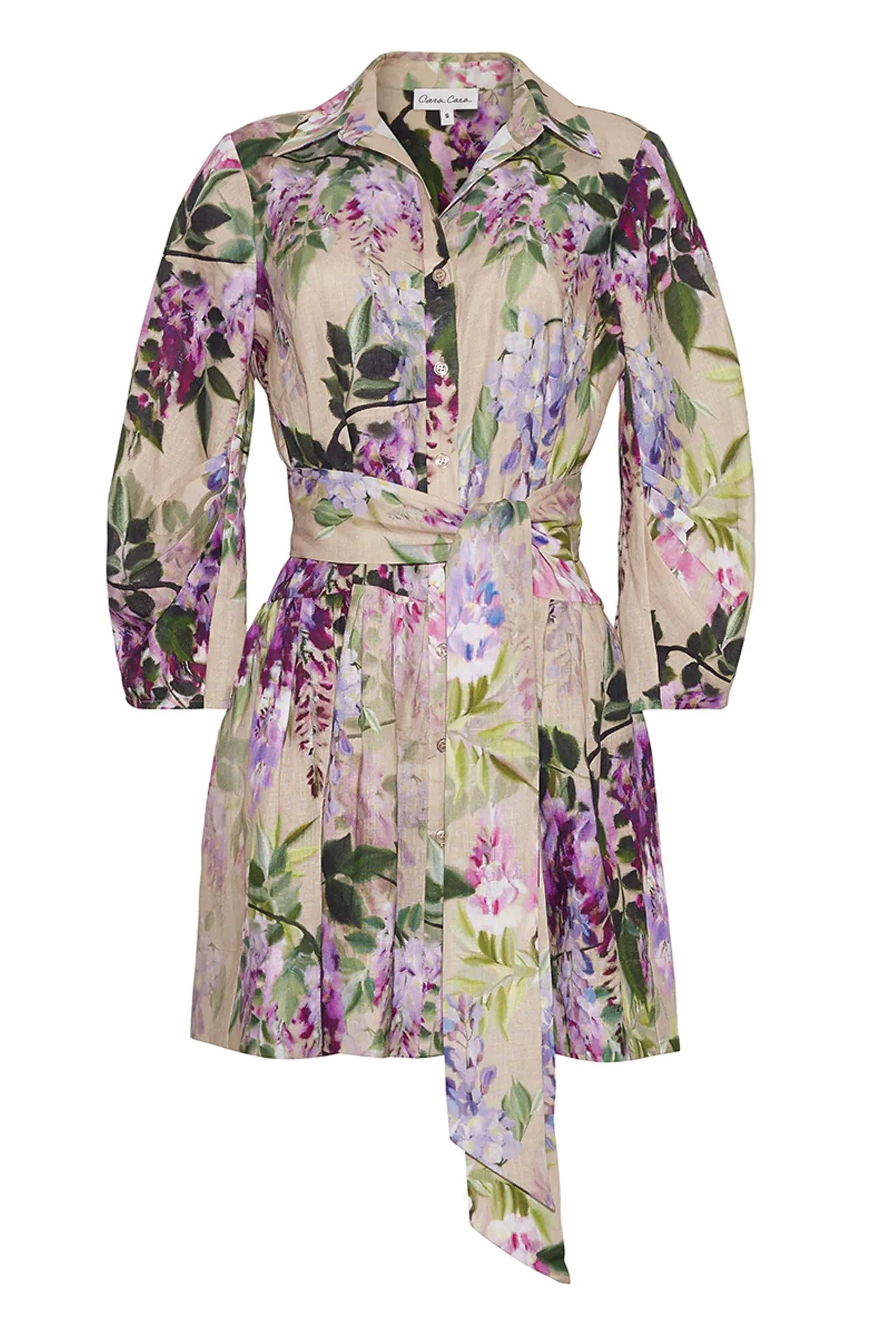 Cara Cara Raya Mini Dress in Wisteria Ginger Root