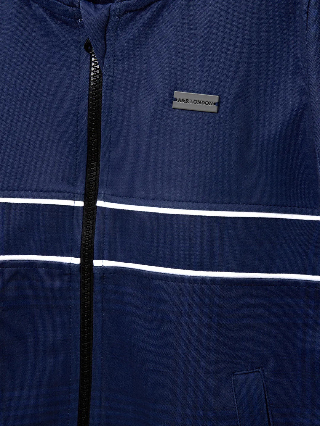 Carter Navy Check Jacket
