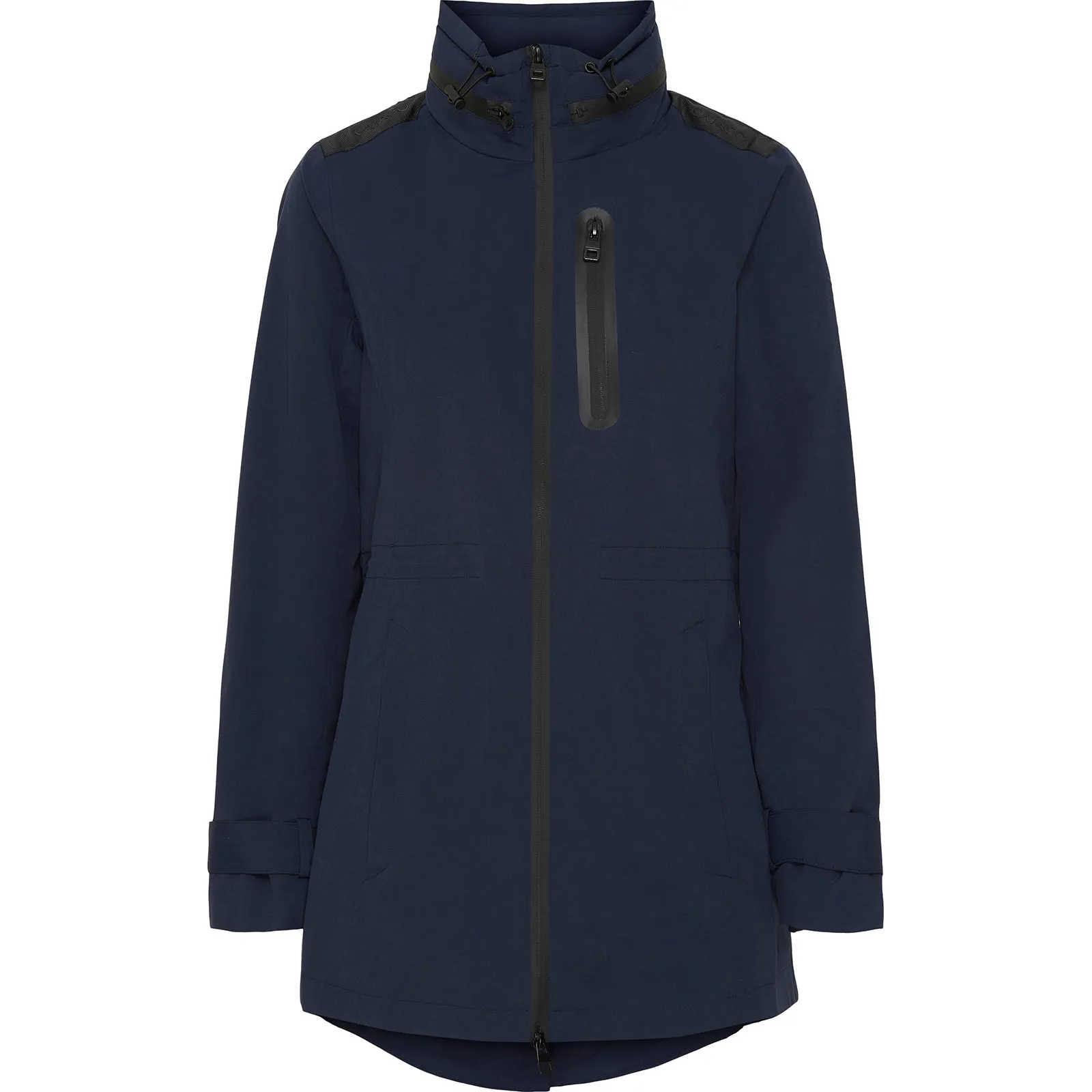Catago Ladies Navy Roy Waterproof Trench Coat