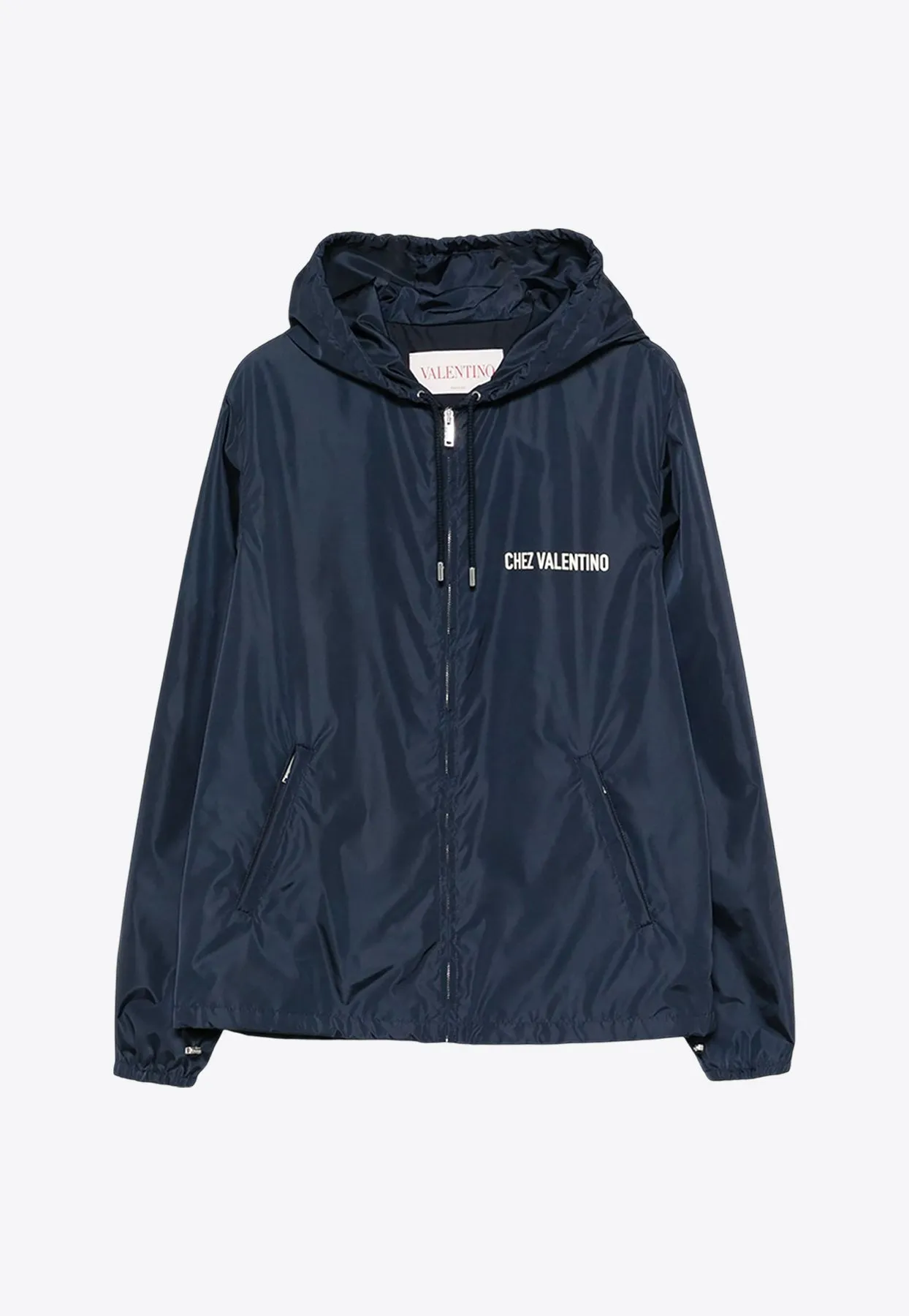 Chez Logo Print Windbreaker Jacket
