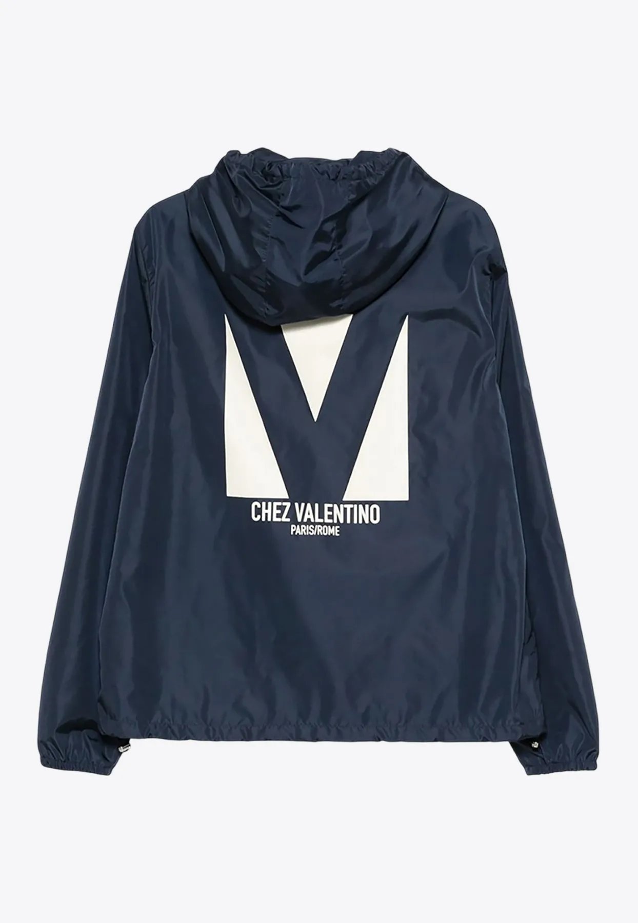 Chez Logo Print Windbreaker Jacket