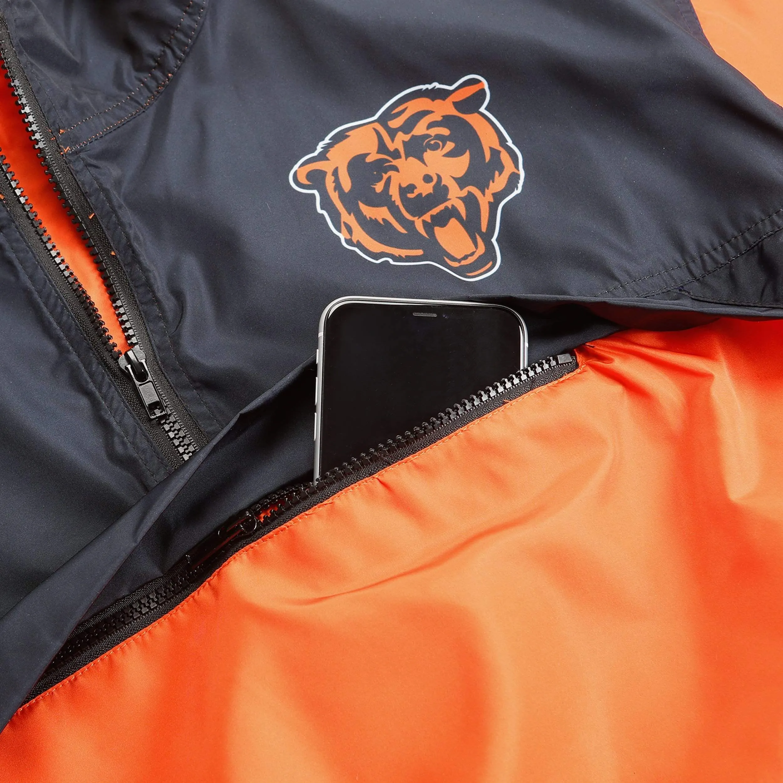 Chicago Bears Womens Winning Play Windbreaker