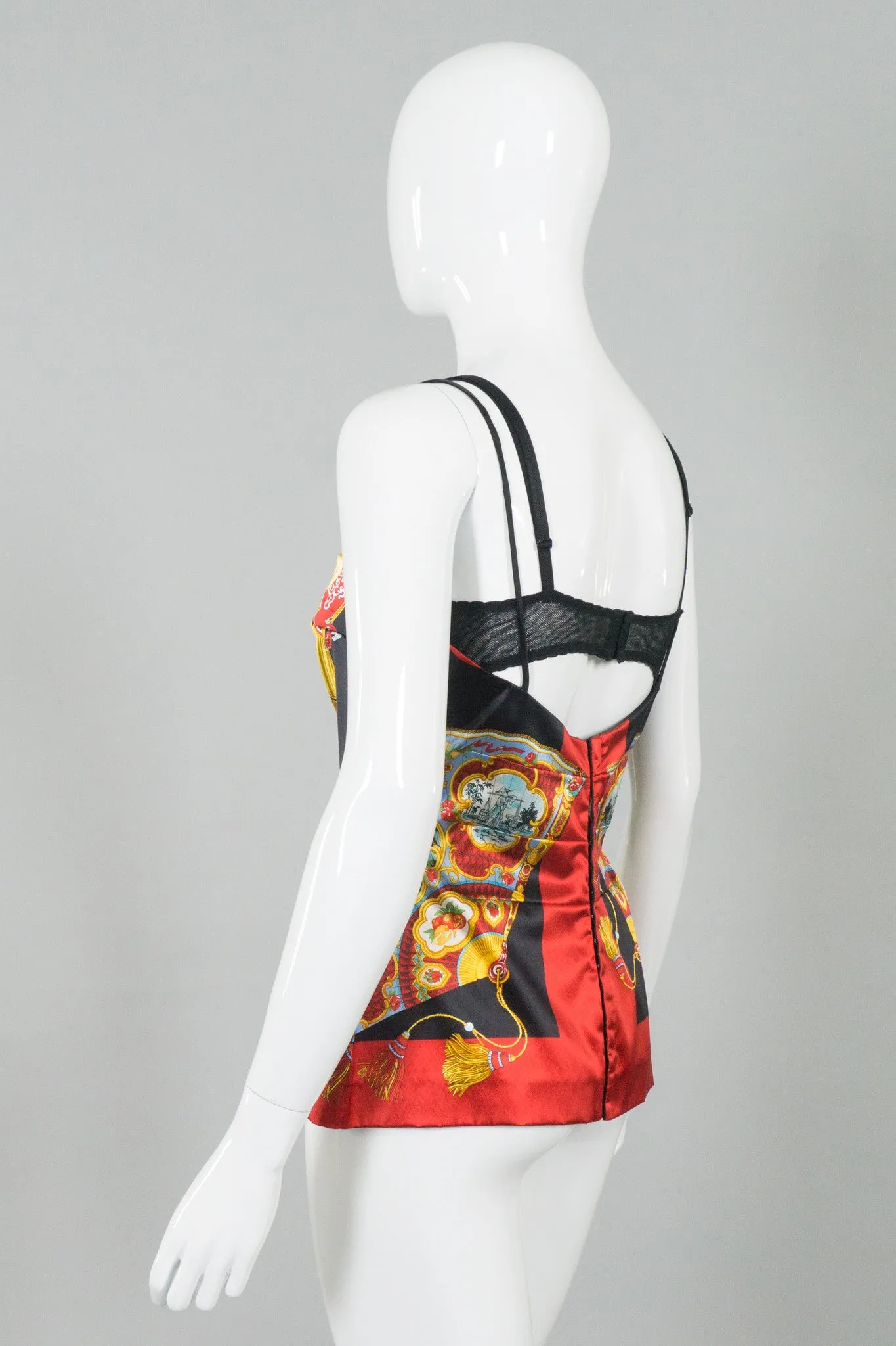 Chinoiserie Silk Bra Top