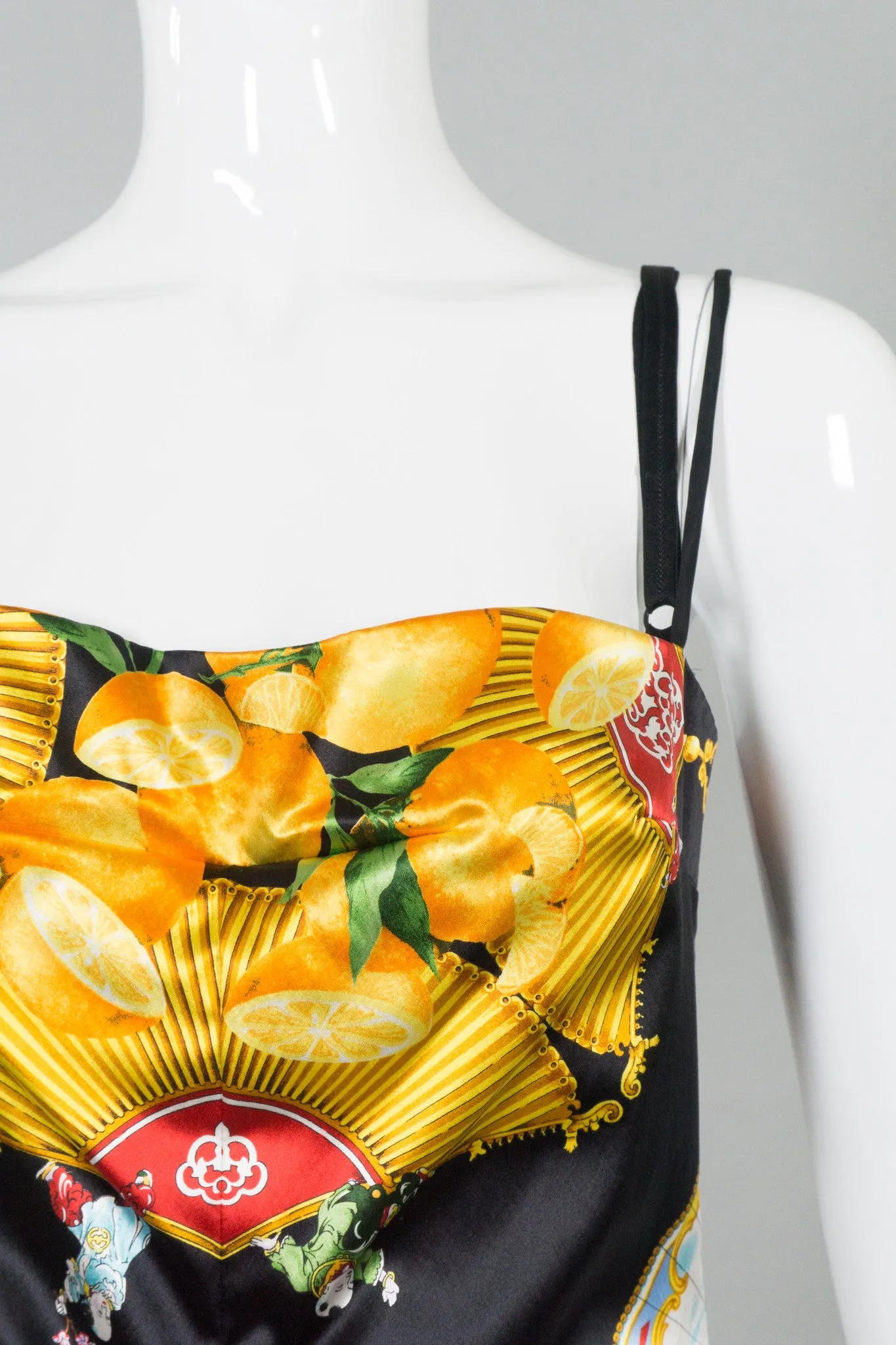 Chinoiserie Silk Bra Top