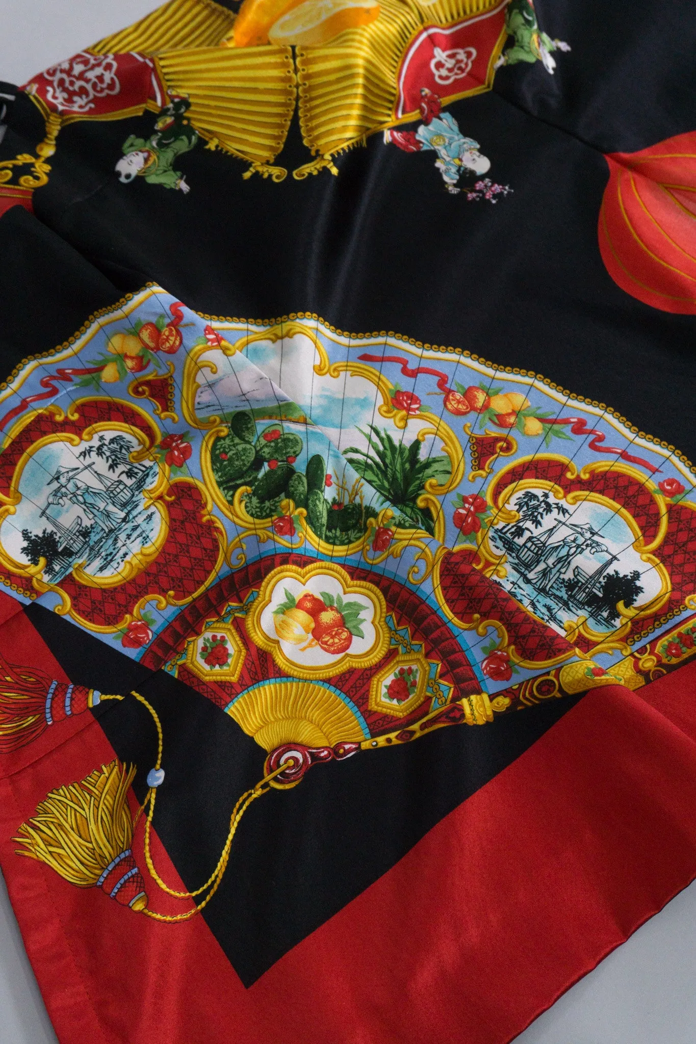 Chinoiserie Silk Bra Top