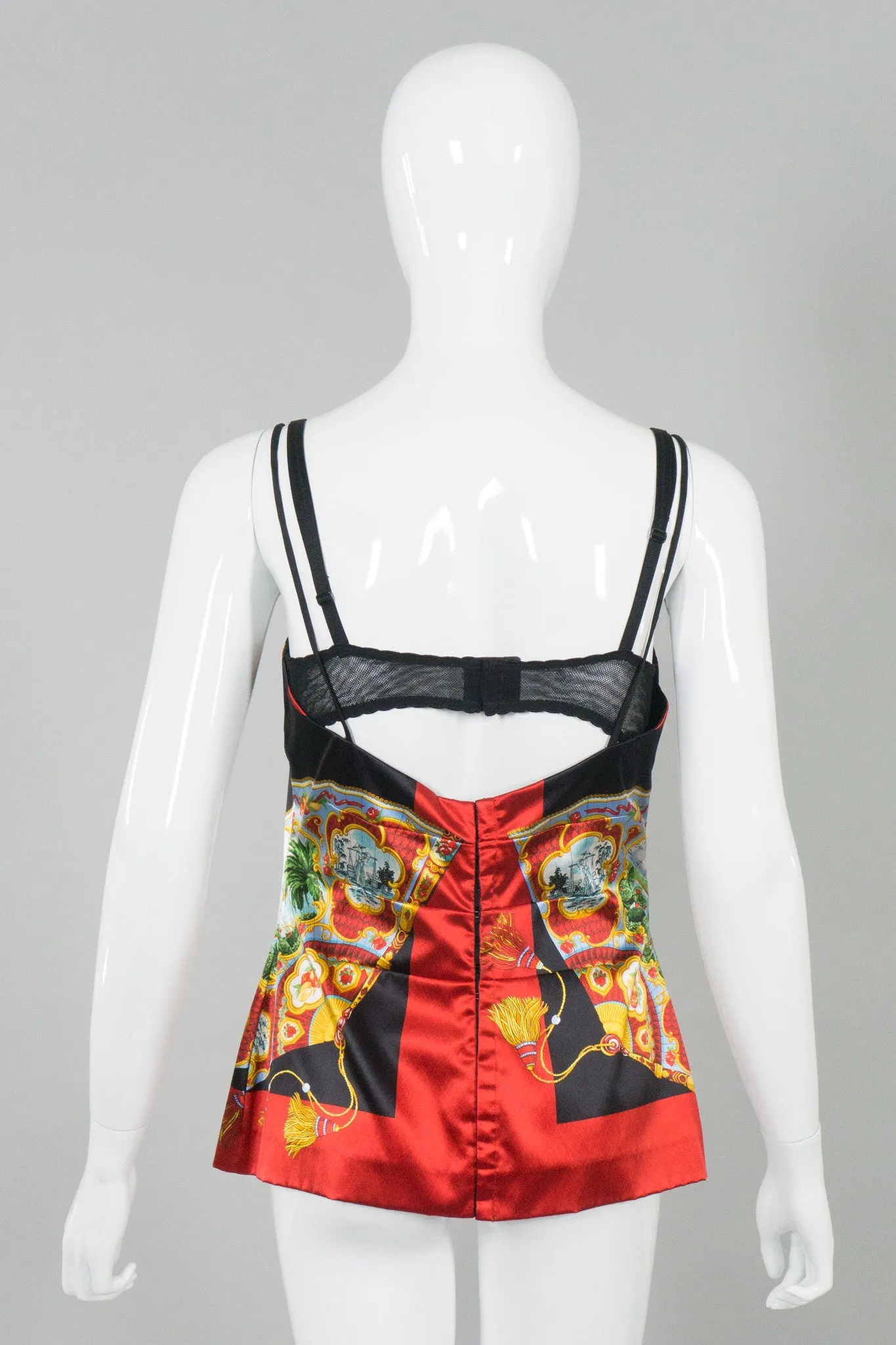 Chinoiserie Silk Bra Top