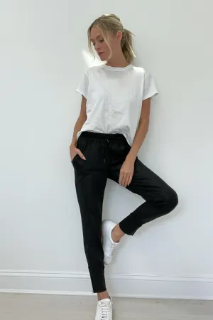 Coated Zip Jogger