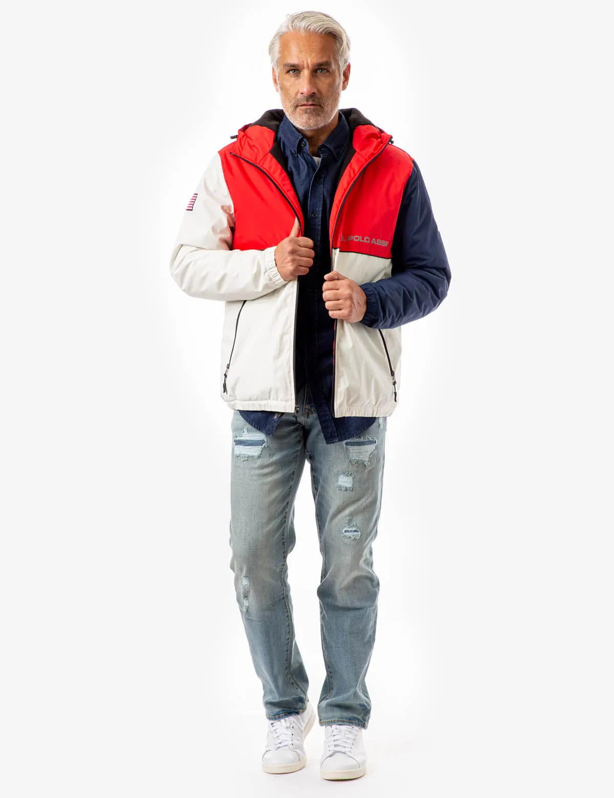 COLORBLOCK AMERICANA WINDBREAKER