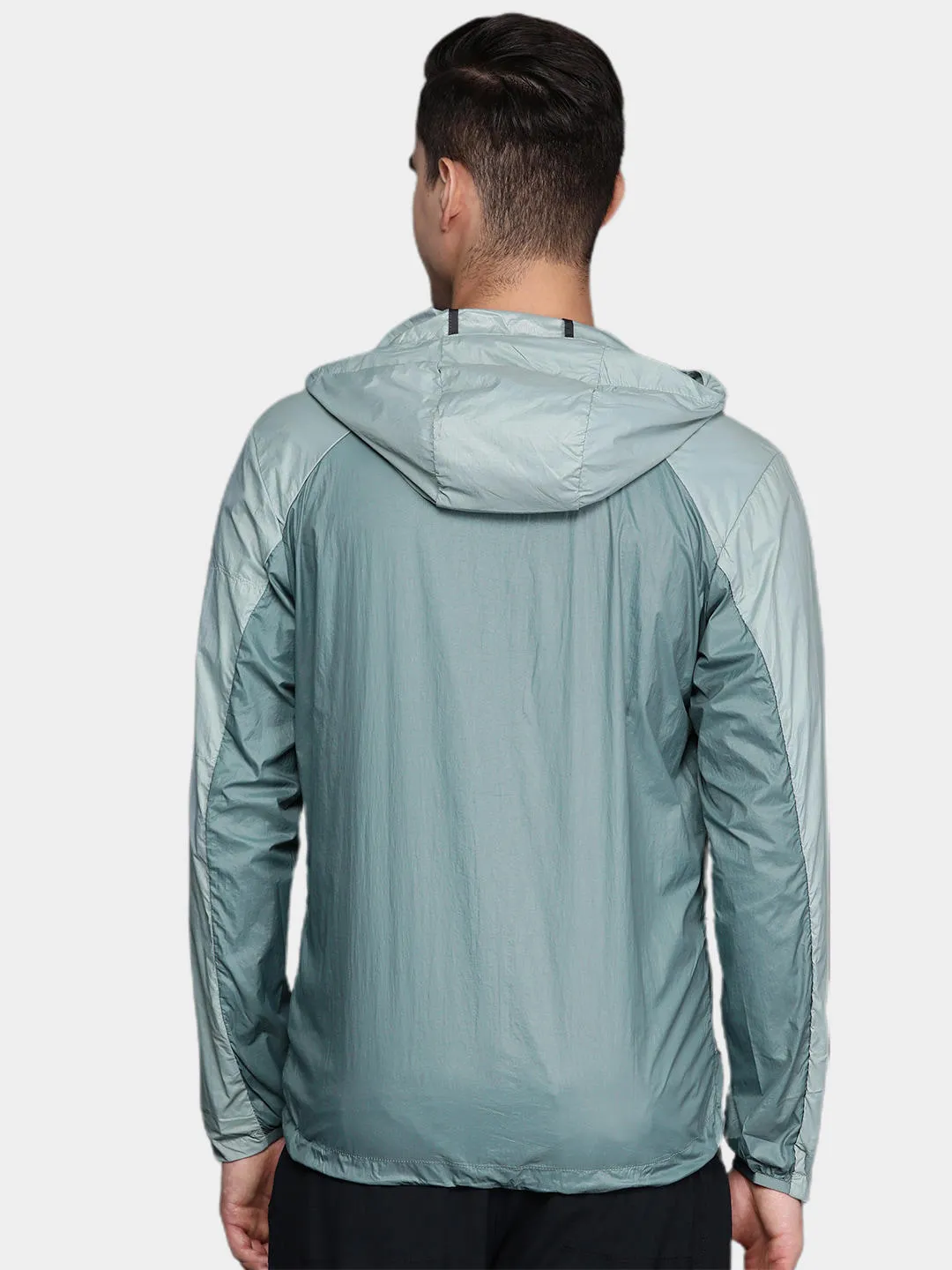 Columbia Men Green Loop Trail Windbreaker Rain Jacket